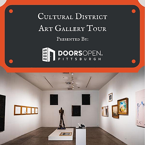 Cultural District Art Gallery Tour poster