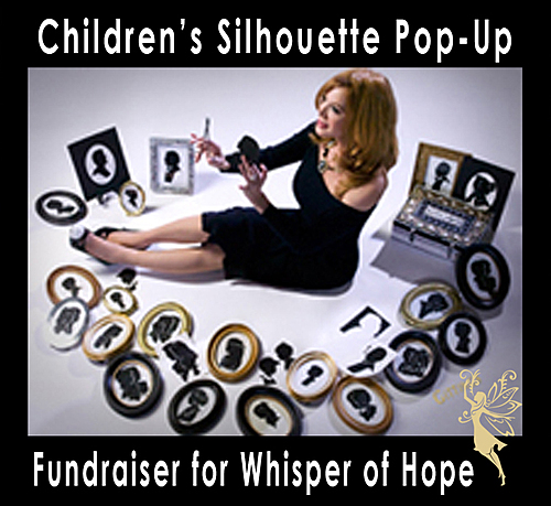 Childrens Silhouette Fundraiser poster