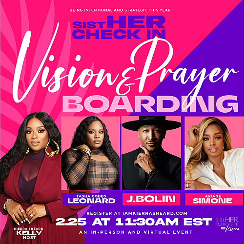 SistHER Vision & Prayer Boarding Event poster