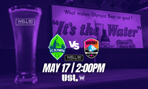 USL W | FC OLYMPIA VS BIGFOOT FC poster
