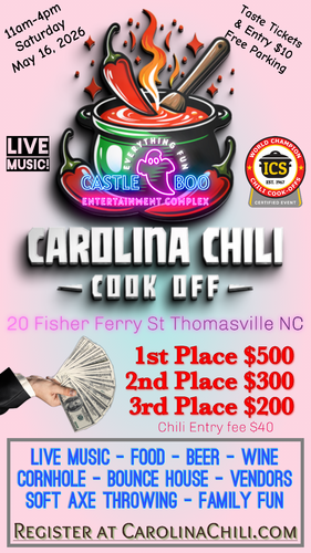Carolina Chili Cookoff 2026 poster