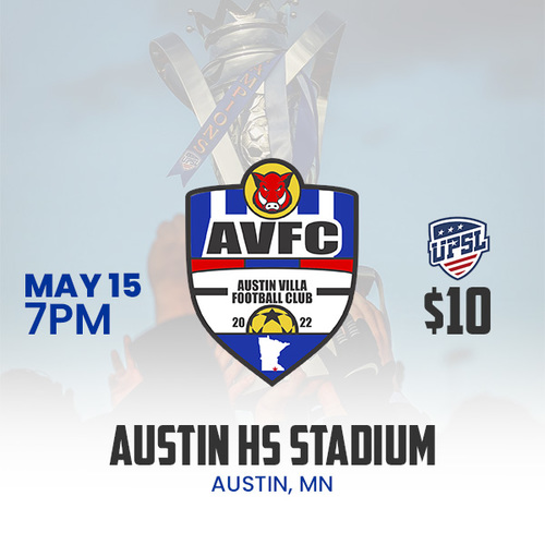 Ticket: May 15 vs Austin Villa SC poster