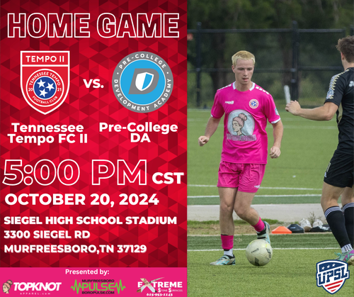 TN Tempo FC II vs. PCDA poster