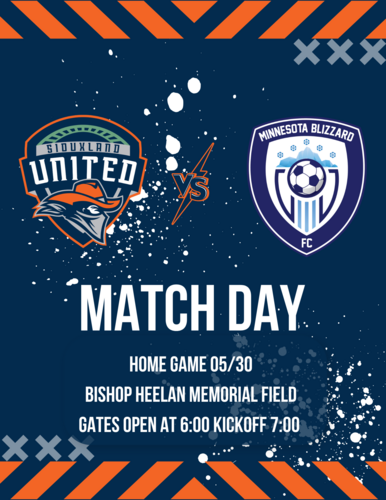 Siouxland United FC battles Minnesota Blizzard FC in thrilling matchup
