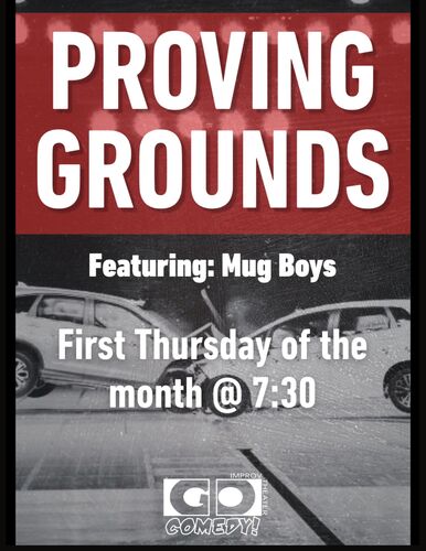 Proving Grounds | Monthly Improvised Show poster