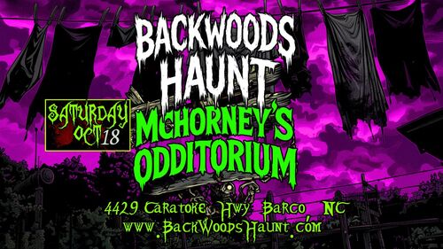 BACKWOODS HAUNT NIGHT 5 {OCT 18TH}   poster