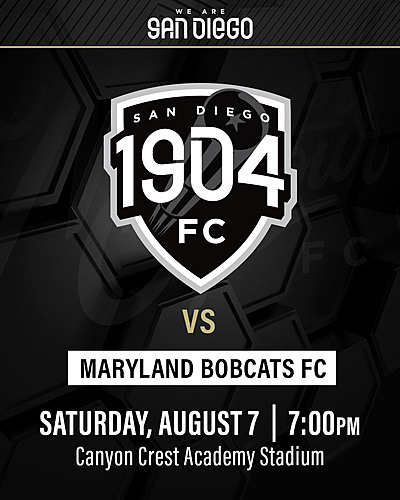 1904 FC vs Maryland Bobcats FC poster