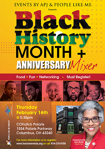 Black History Month Mixer poster