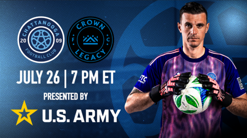 Chattanooga FC vs Crown Legacy FC poster