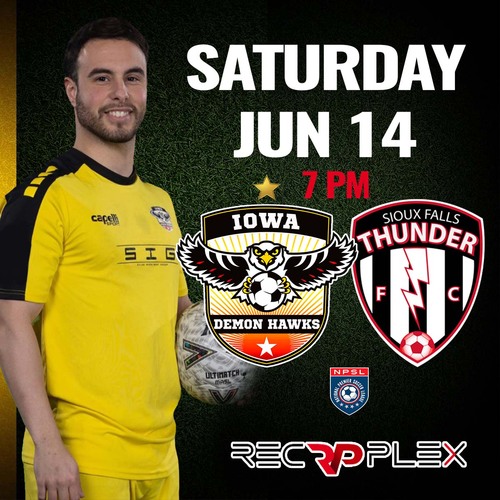 Iowa Demon Hawks vs Sioux Falls Thunder FC