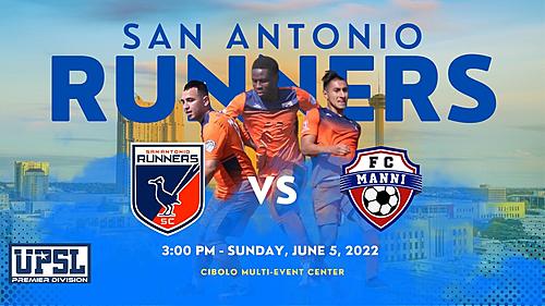 San Antonio Runners vs FC Manni UPSL poster
