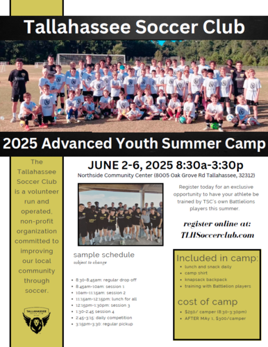 2025 TLHSC Advanced Youth Summer Camp