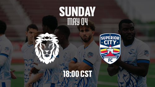 Ticket: May 04 vs Superior City FC poster