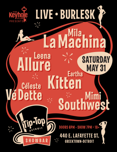 The Keyhole Club Presents - Live Burlesk poster
