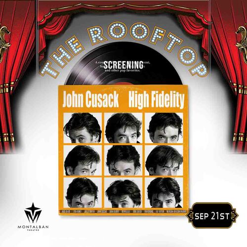 High Fidelity: Hollywood Glam! Rooftop Cult Classic Screening poster