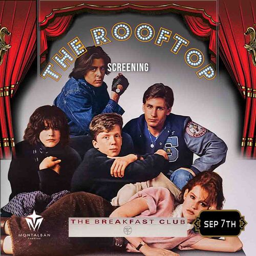 The Breakfast Club: Hollywood Glam! Rooftop Cult Classic Screening poster