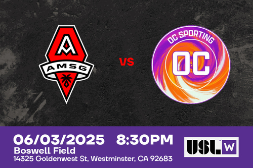 USL W - Match 6 -  AMSG  FC vs OC Sporting 