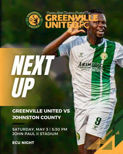 Greenville United vs Johnston County FC poster