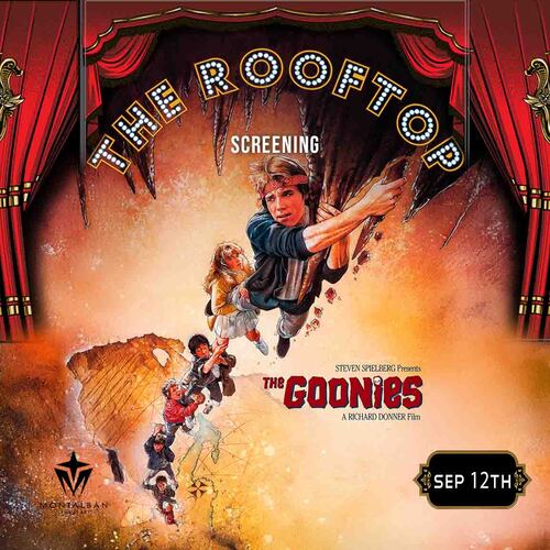 The Goonies: Hollywood Glam! Rooftop Cult Classic Screening poster