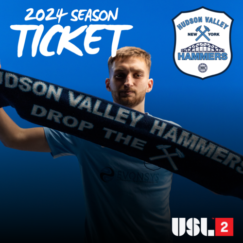 Hudson Valley Hammers 2024 Season Tickets poster