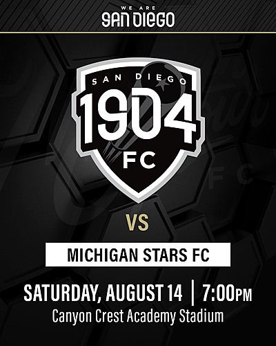 1904 FC vs Michigan Stars FC poster