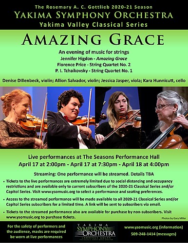 Yakima Symphony Orchestra: Amazing Grace poster
