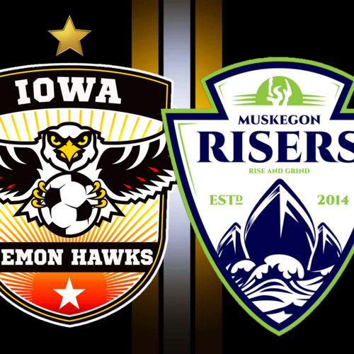 Iowa Demon Hawks vs Muskegon Risers  poster