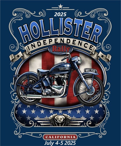 2025 Hollister Independence Rally VIP Registration poster