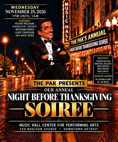 THE PAK & FRIENDS present: The 22nd ANNUAL NITE B4 THANKSGIVING GALA poster