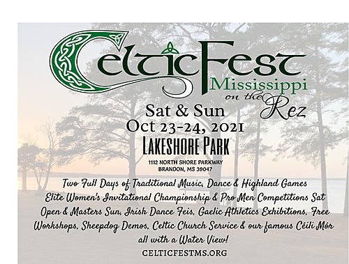 CelticFest Mississippi on the Rez 2021 poster