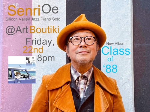 Senri Oe Jazz Piano at Art Boutiki poster