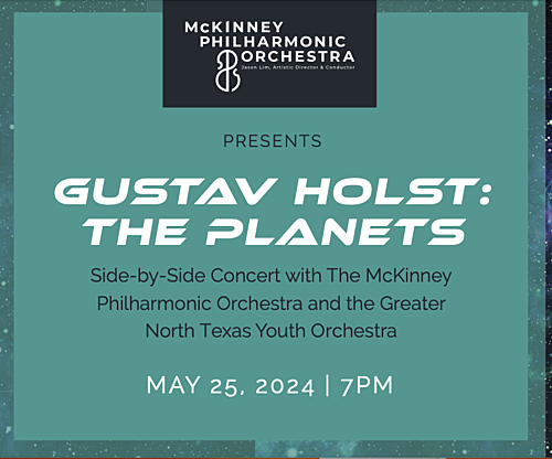 McKinney Philharmonic Orchestra - The Planets poster