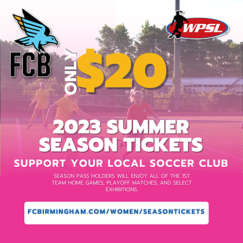 Get Your Seat for FC Birmingham Women's Explosive 2023 Season! poster
