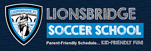 Spring 2023 Lionsbridge Soccer School (March 29 - May 3)  poster