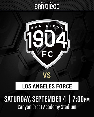 1904 FC vs Los Angeles Force poster